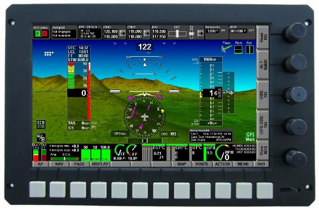 MGL iEFIS Challenger landscape display